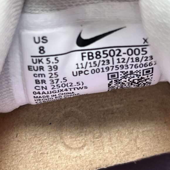 Nike Vomero 17 Size 8 Womens Photon Dust Lilac Bloom Running Shoes - Picture 14 of 14